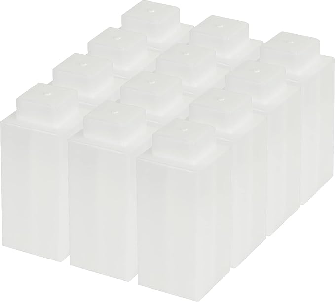EverBlock 3" x 3" Single Life-Size Plastic Modular Bulk Pack | Giant Building Blocks | Easy to Connect & Reuse | Indoor & Outdoor Use | Build Displays & Structures | White