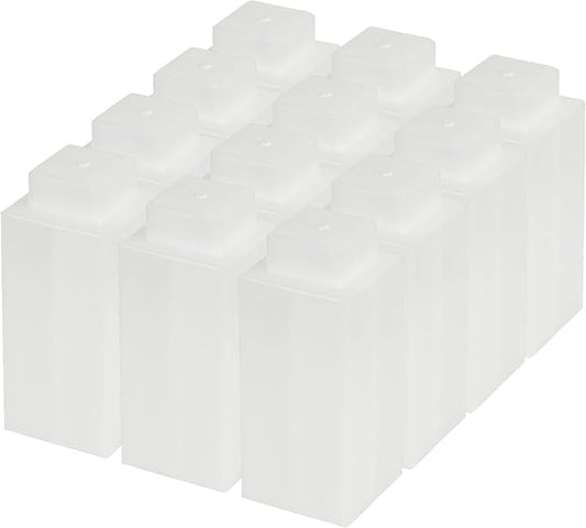 EverBlock 3" x 3" Single Life-Size Plastic Modular Bulk Pack | Giant Building Blocks | Easy to Connect & Reuse | Indoor & Outdoor Use | Build Displays & Structures | White