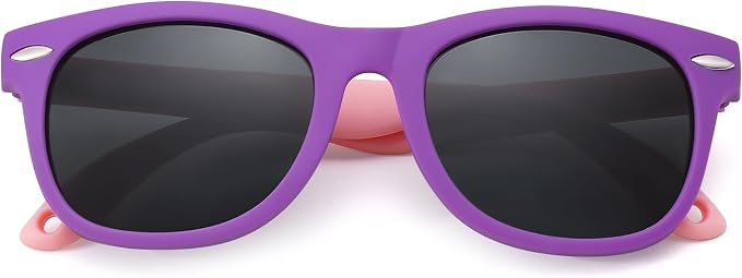 Polarized Baby Sunglasses with Strap - Unbreakable Flexible Infant Sunglasses for Toddlers Age 0-24 Months