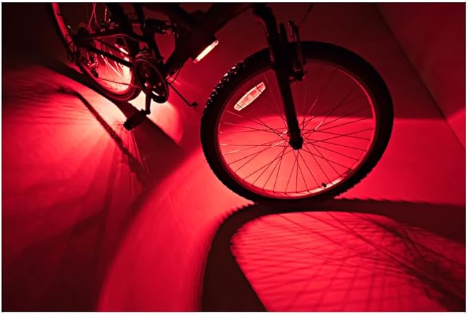 Brightz GoBrightz LED Bike Frame Light - Glowing Bike Underglow Light Bar for Night Riding - 4 Modes Flashing or Steady Glow - Cool Bicycle Lights for Kids, Teens & Adults - Be Cool, Be Safe, Be Seen