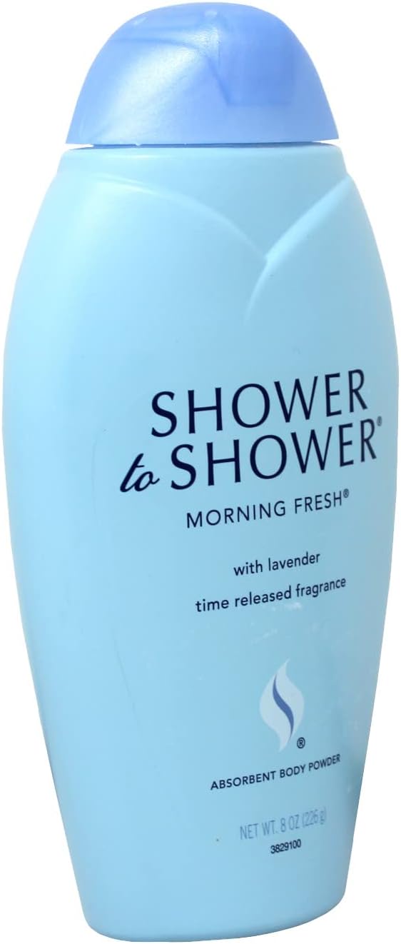 Shower to Shower Absorbent Body Powder, Morning Fresh, 8 Ounce