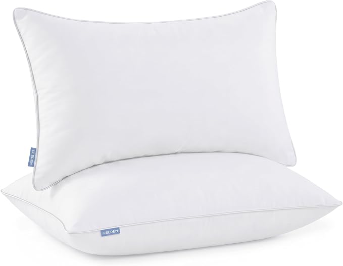 Leeden 14x22 Pillow Inserts Set of 2-14 Inch Rectangular Throw Pillow Insert, Soft Fluffy Couch Pillow Forms for Bed Sofa, White Decorative Insert Pair
