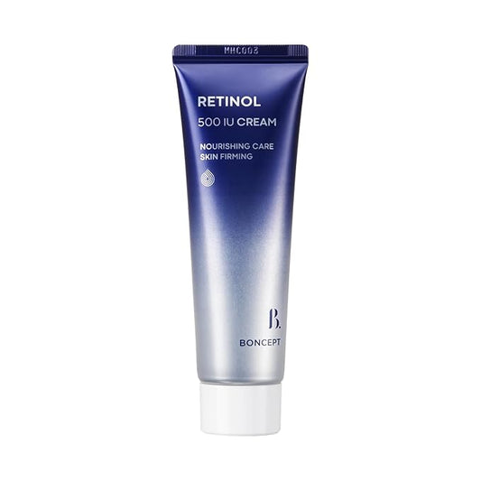 Retinol 500 IU Cream – Korean Skin care for Anti aging, Pore care, Wrinkle, Moisturizing, Nourishing for All Skin Types with Bakuchiol, panthenol, Ceramide | 1.69 fl. oz. / 50ml