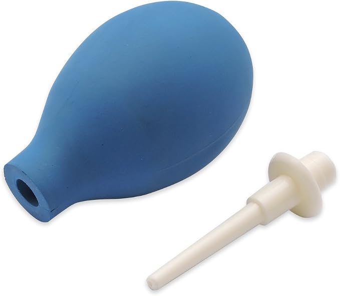 Rectal Enema Syringe, Anal and Vaginal Douche for Gentle Cleansing, Suitable for Men, Women - 8 US Fl Oz Capacity, Blue Color