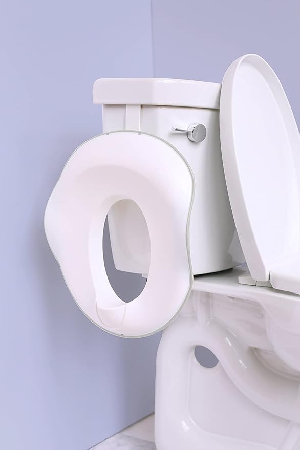 Ubbi Multi-Use Potty and Utility Hook, No Hardware Or Installation Needed, Durable and Sturdy to Hang Over Toilet Tank Or Door, Polypropylene, White (Pack of 2)
