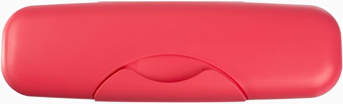 RADIUS Large Tampon Travel Case - Seamless Protective Storage Container, Durable Makeup and Medicine Purse Organizer with Secure Snap Lock (6 x 2 x 0.75 in) - Pack of 1, Pink