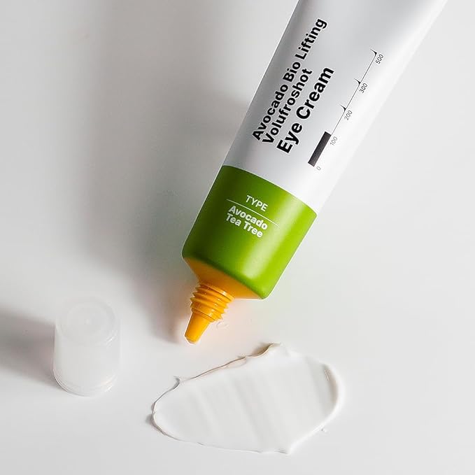 Avocado Bio Lifting Volufroshot Eye Cream – Firming & Plumping with Avocado, Tea Tree & Volufiline serum for Under Eyes, Korean Skin Care, 30ml / 1.01 fl.oz.