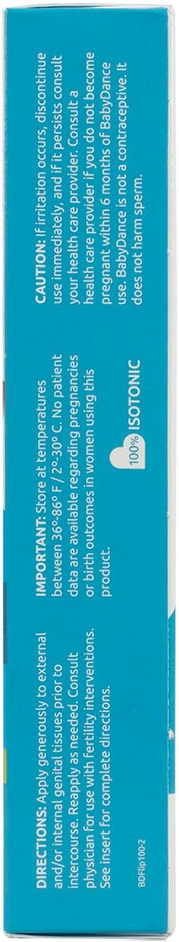 Fairhaven Health BabyDance Fertility Lubricant | for Women and Men Trying to get Pregnant | Water Based Personal Lube | Made Without Parabens | 40 Grams