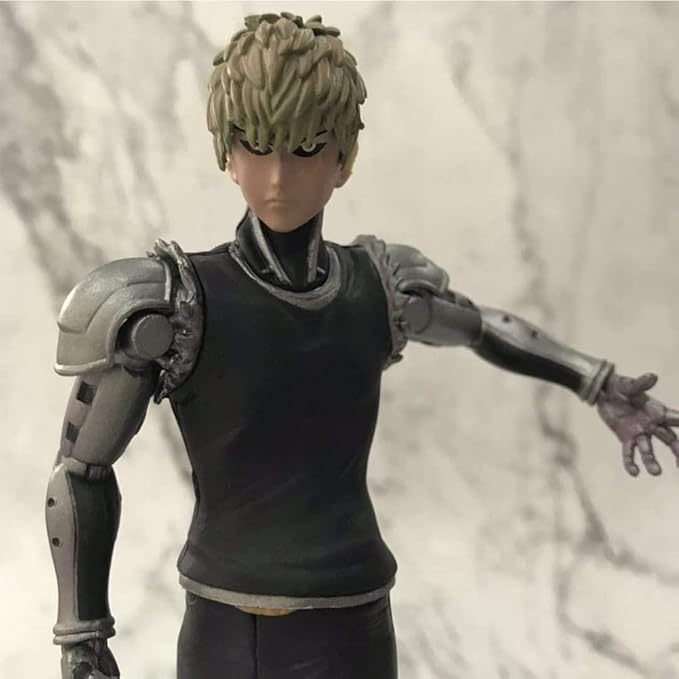 LUNK Saitam Action Figure Genos HELLISH Blizzard Figures Anime Statue Figura Cartoon Heros Figurine Collection for Fans