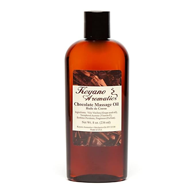 Keyano Aromatics Chocolate Massage Oil 8 oz