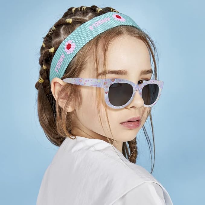 KENBO Kids Sunglasses for Girls UV Protection Toddler Sunglasses