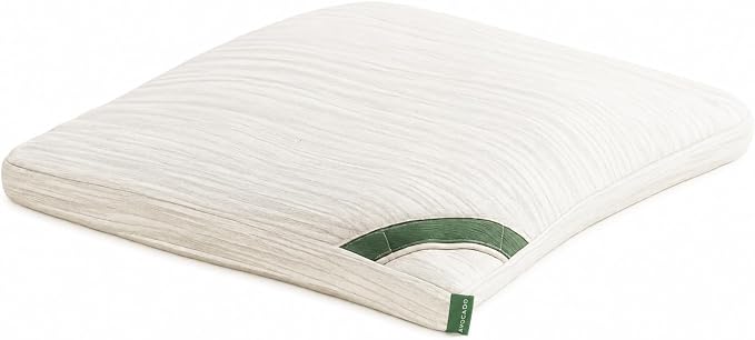 Avocado Organic Yoga Meditation Pillow, GOTS Certified Organic Cotton Cover, Natural Buckwheat Fill