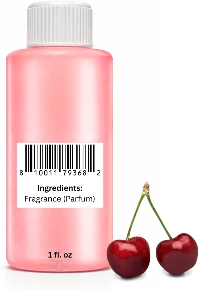 Aroma Depot 1 fl oz Cherry Fragrance Oil for Candles, Soap Making, Wax Melts, Diffusers, Body Oil Blends & Incense