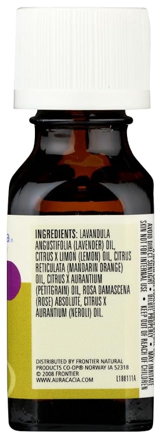 Aura Cacia Essential Solutions Panic Button Massage Essential Oil, 0.5 Ounce - 3 per case.3