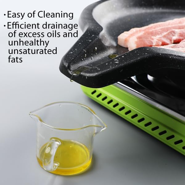 Stovetop Korean BBQ Grill Pan, 15 inch, Cast Aluminum, for indoor outdoor