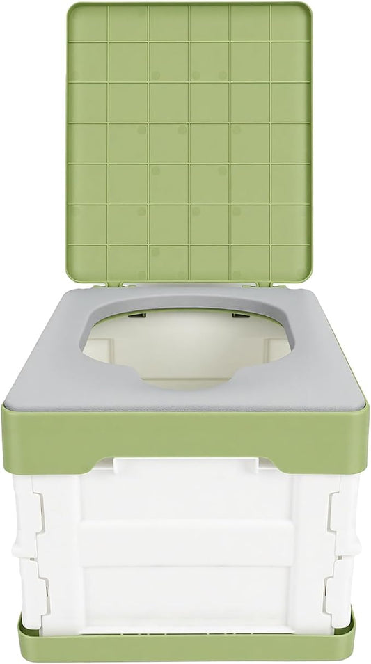 RiToEasysports Folding Travel Potty,Portable Car Potty for Toddler with Disposable Bags, Collapsible Toilet Seat for Outdoor Camping Road Trips