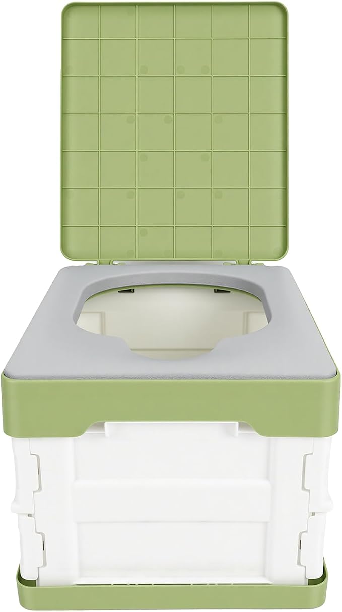 Foldable Baby Potty, Portable Travel Toilet for Kids with PU Soft Seat, Lightweight Compact Design for Outdoor Trips and Car Rides