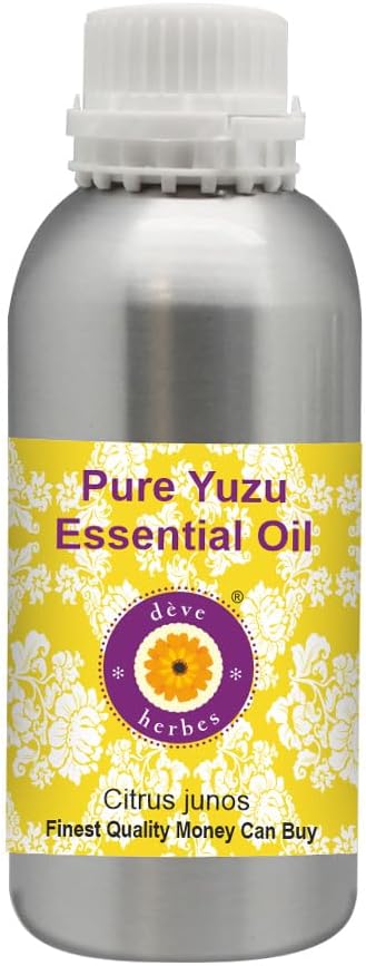 dève herbes Pure Yuzu Oil (Citrus junos) Cold Pressed 630ml (21 oz)