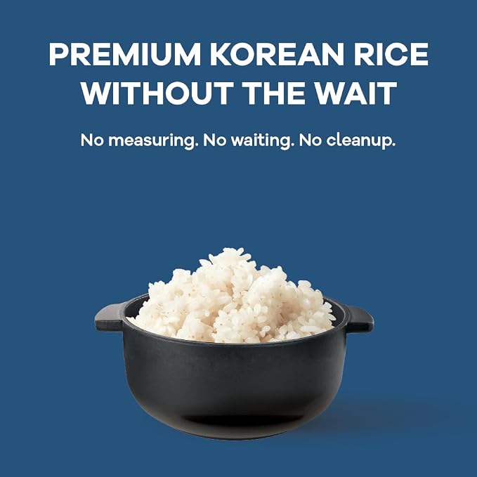 OTOKI Premium Korean Aromatic Cooked White Rice Bowls (12 Pack), 7.41 oz – Microwave Ready in 2 Minutes, Fluffy & Soft Rice Cups, Gluten Free, Vegan, Non-GMO