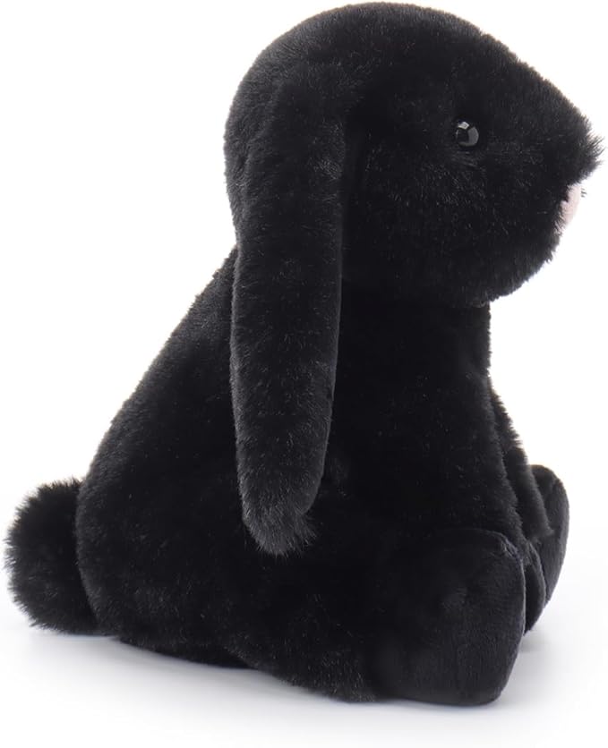 Apricot Lamb Black Bunny Stuffed Animals for Kids, Soft Cute Plush Toys for Baby Girl and Boy, 6 Inches