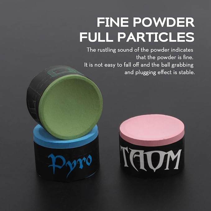 TAOM Pool Chalk Holder Round Shaped Practical Tool Billiards Accessories Magnetic Mini Chalk Tip Case Container Round Box Billiards