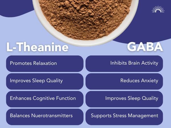 Mindful Calm Organic Hot Chocolate Mix Anti-Stress Drink Powder For Calming Sleepy Cocoa Nighttime Relaxation Natural Sleep Aid Without Melatonin 11oz.