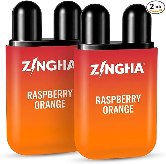 Z!NGHA Caffeinated Aromatherapy Nasal Inhaler Stick - Energy Nasal Stick with Peppermint & Eucalyptus Essential Oils - Natural Focus & Alertness Support, Sweet Surge