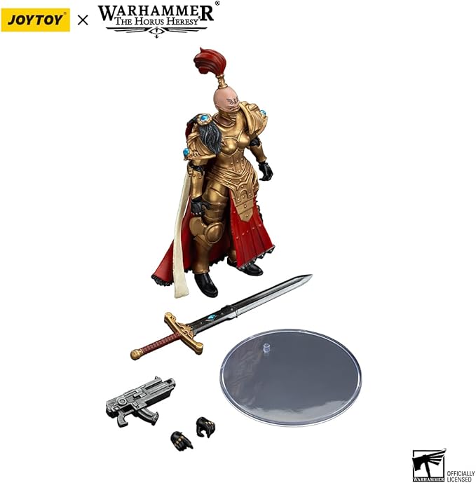 JOYTOY Warhammer Horus Heresy Sisters of Silence White Falcons Vigilator Cadre Vigilator 1, 1:18 Scale 4.17in Action Figure Mecha Joy Toy Collection Model