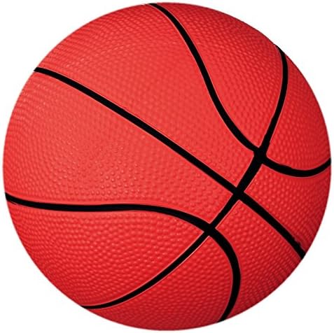 AppleRound 5-Inch Toy Basketballs for Toddlers and Kids - Outdoor Games Backyard Sports for Children Boys and Girls - Pack of 4 Balls with 1 Air Pump