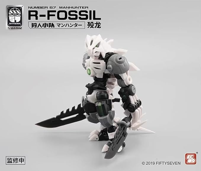 MORISE Hobby FIFTYSEVEN No.57 1/24 Action Figures - Manhunter R-FOSSlL - Model Kit,Highly Posable Collectible Model Ages 15+
