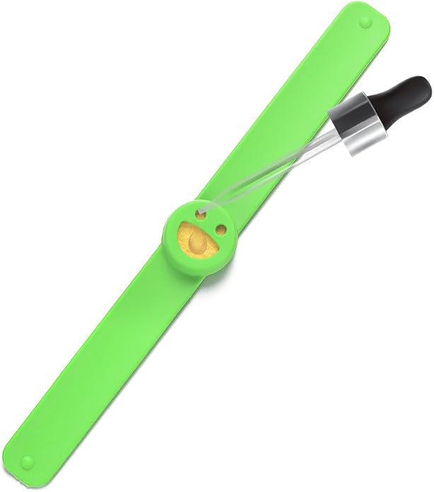 Kids Essential Oil Diffuser Bracelets Kit,4-pack Eco-friendly Silicone Wristbands,with 20 Felt Refill Pads,Aromatherapy Slap Bracelets for Girls Boys Women