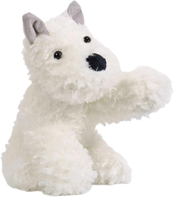 Adorable West Highland White Terrier Dog Plush Toy - 15.7" Soft Stuffed Animal Toy, Kid's Best Friend