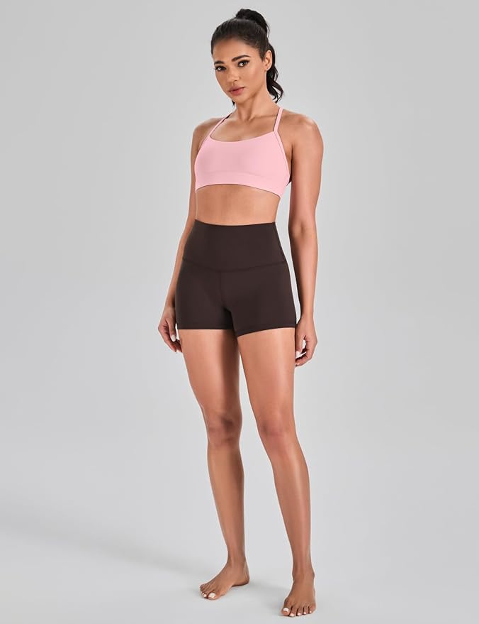 HeyNuts to Freest Womens Y Back Sports Bra, Spaghetti Strap Racerback Low Impact Workout Yoga Tops Padded A-C Cups *Updated