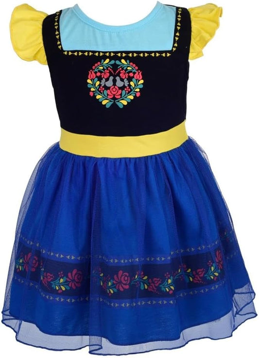 Dressy Daisy Princess Dress Up Clothes Halloween Fancy Party Tulle Skirt Summer Outfit for Baby & Toddler Girls