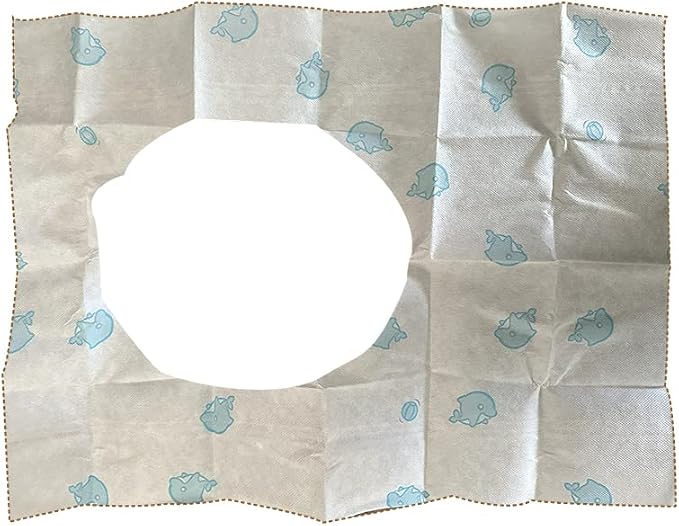 EZ Disposable Toilet Seat Covers - Waterproof, Travel-Friendly (20 Pack)