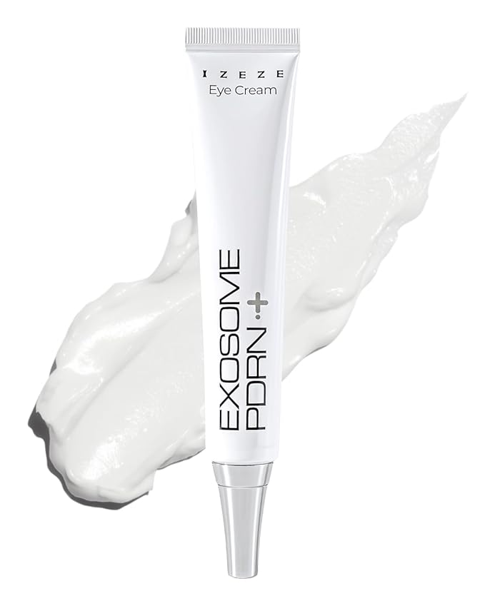 IZEZE Exosome PDRN Firming Eye Cream | Pdrn Eye Cream, Eye Firming Cream, Korean Eye Cream for Dark Circles, Wrinkle Treatment, Firming, Lifting, Under Eye Bags, Nasolabial Fold and Neck, 1.01 fl.oz