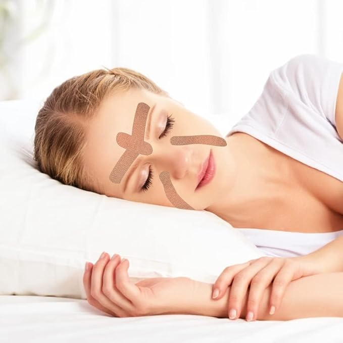 Facial Patches - Wrinkle Patches - Wrinkle Tape - Face Lifting Tape - Non-Invasive Wrinkle Remover - Multifunctional High Elasticity Wrinkle Forehead Eyes Face (Beige-2.5cm)