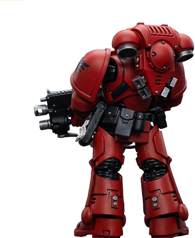 JOYTOY 1/18 Warhammer 40,000 Action Figure Blood Angels Intercessor Collection Model，JT6649