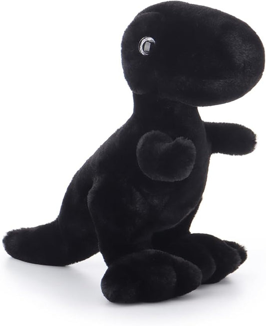 Apricot Lamb Black Dinosaur Stuffed Animals for Kids, Soft Cute Plush Toys for Baby Girl and Boy, 10 Inches