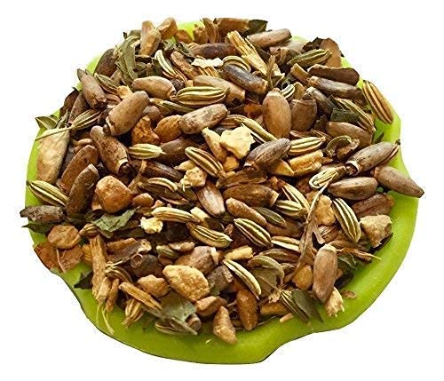 DelighTeas Stomach & Liver Tea | Ayurvedic Herbal Blend for Digestion | Organic Milk Thistle, Fennel, Ginger, Peppermint & Licorice | Vegan, Caffeine-Free, Sugar-Free | Loose Leaf, 50 Servings, 5oz