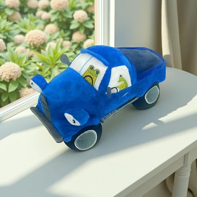 New Blue Car Plush Stuffed Toy, Cute Plush Toy Decoration Gift