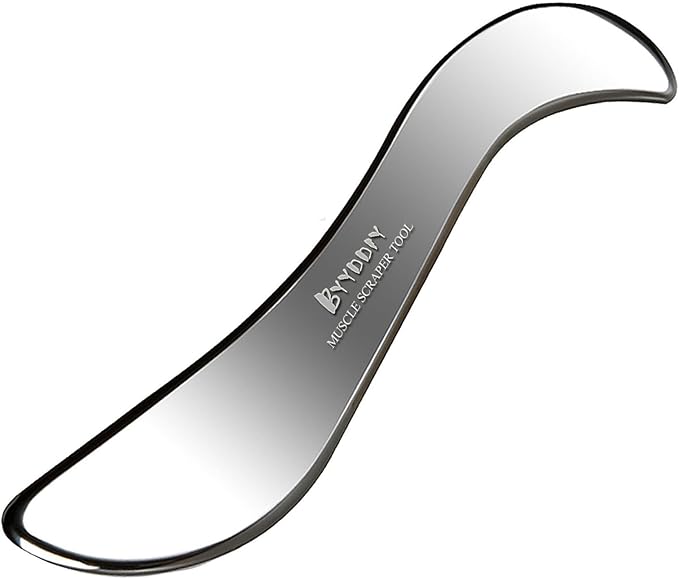 BYYDDIY Non-Magnetic 304 Stainless Steel Gua Sha Muscle Scraper Tool for Scar Tissue,Muscle Scraping Tool for Massage Scraper,IASTM Tools for Physical Therapy, Soft Tissue Massage