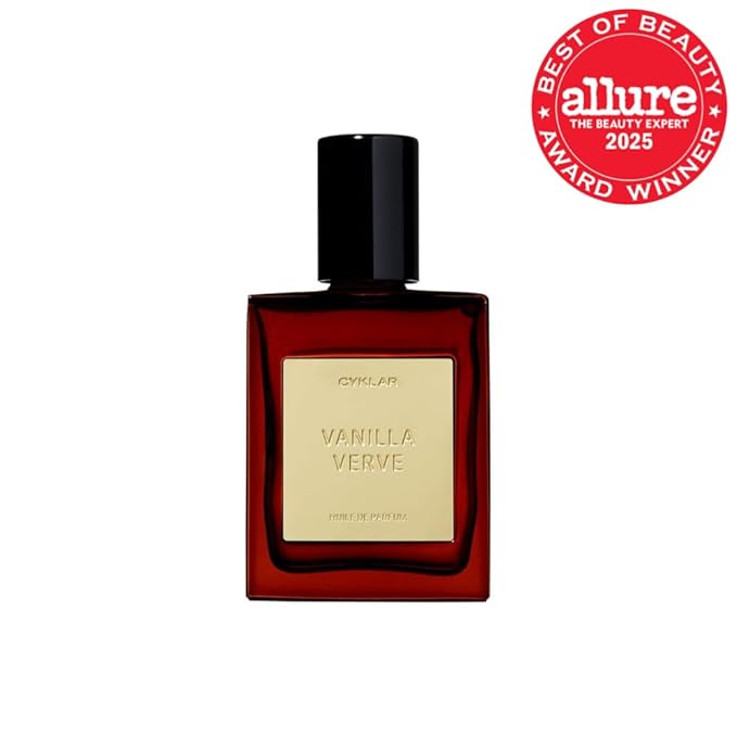 CYKLAR Perfume Oil for Skin – Vanilla Verve Scent – Spicy, Sweet & Creamy Perfume Fragrance with Gourmand Vanilla, Bergamot & Amber Notes – Travel-Friendly 15ml