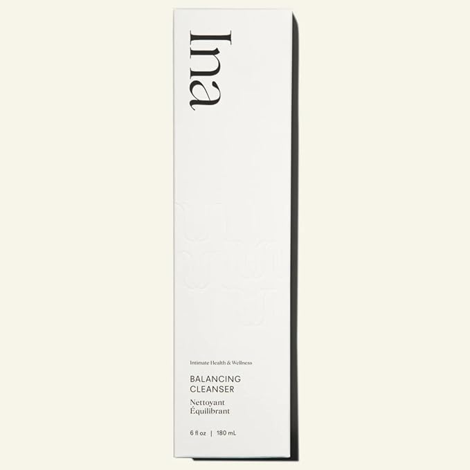 INA Balancing Intimate Cleanser - pH Balanced Feminine Wash for Vulvar Care, Feminine Hygiene & Sensitive Skin - Non-Irritating Gynecologist Developed Intimate Wash w/Witch Hazel & Aloe, 6 fl oz