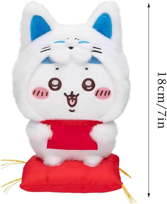 11.8 Inch Chikawa Plush, Usagi Stuffed Figure Throw Pillows for Home Decor for Cartoon Fans Adults, Kawaii Plush