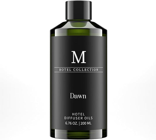 Hotel Collection Diffuser Oil-Dawn, 6.76 Fl Oz (200ml), Home Luxury Aroma & Hotel Fragrance Diffuser Oil- Essential Oils for Aromatherapy Bigger Bottle, Longer Lasting Aroma