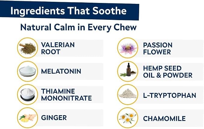 STRELLALAB Hemp Chews for Dogs - Bundle of Hip and Joint + Calming Supplement - Joint Pain & Anxiety Relief Treats - Advanced Mobility Support - Made in USA (Pack of 2, 240Ct)