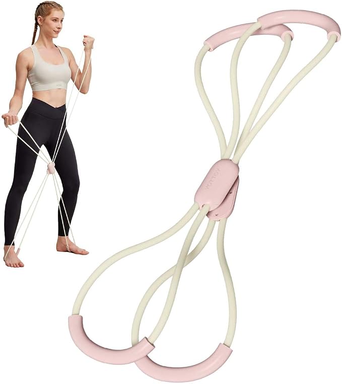YOTTOY Cross Resistance Band for Full Body Workout,Elastic Exercise Bands for Legs,Arms,Glutes,Stretch Bands for Exercise,Yoga Straps for Stretching, Booty Bands for Home Gym