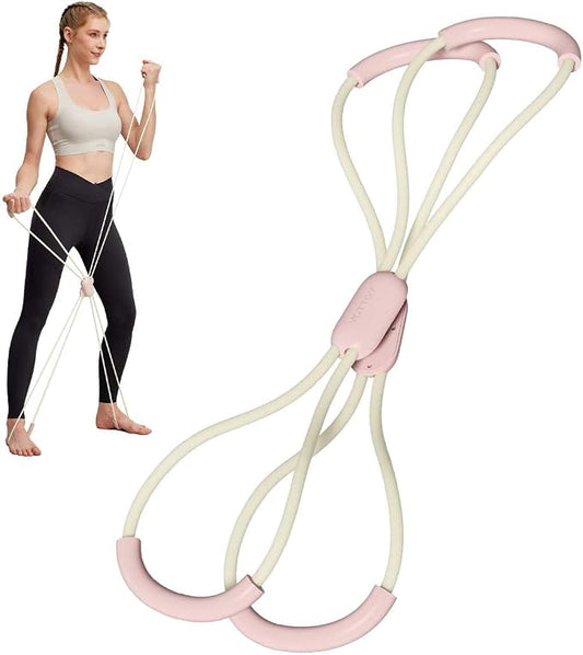 YOTTOY Cross Resistance Band for Full Body Workout,Elastic Exercise Bands for Legs,Arms,Glutes,Stretch Bands for Exercise,Yoga Straps for Stretching, Booty Bands for Home Gym