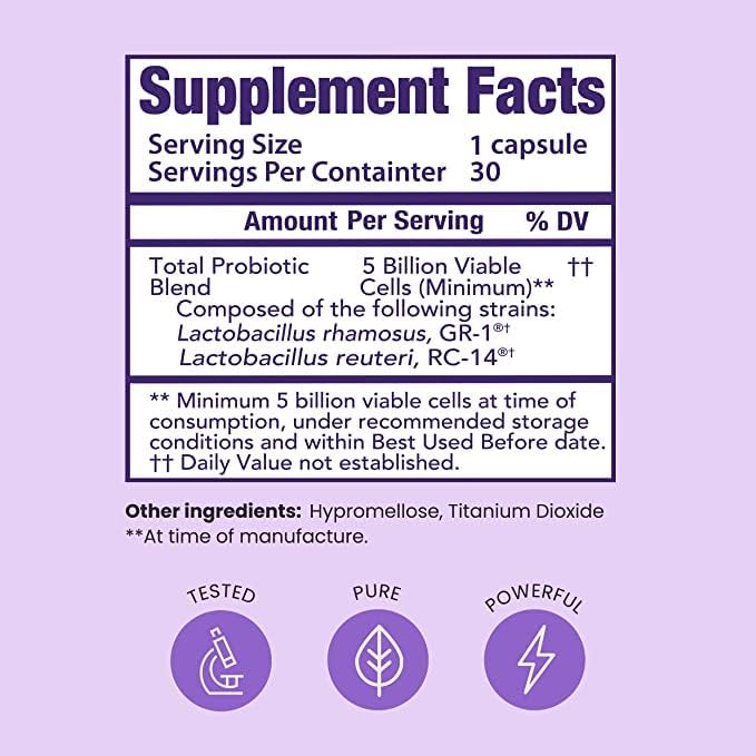Pro-Fem #1 OB/GYN Formulated Vaginal Health Probiotics | 30 Caps | 6-Pack | Vaginal Probiotics to Promote Yeast & PH Balance, Urinary Tract Health | Feminine Probiotics | Works in 7 Days